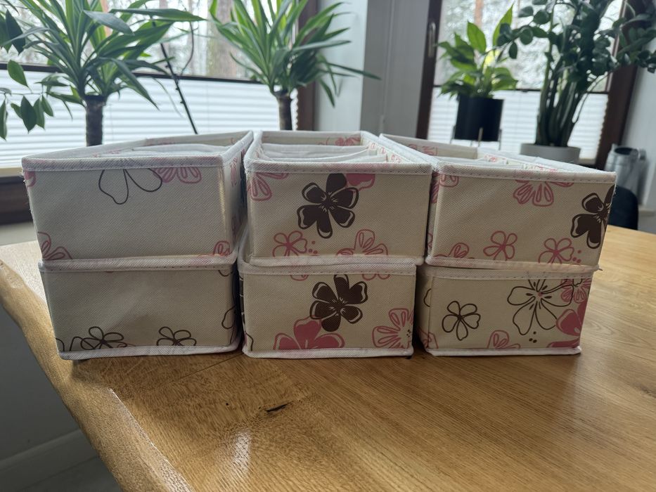 Organizer na skarpetki legginsy  6 szt stan jak NOWE