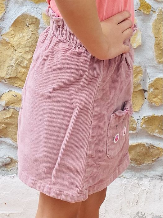 Saia Rosa Menina George 2-3 Anos – Nova