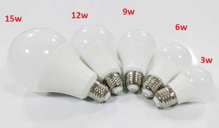 Распродажа ламп Е27 светодиодных. 12вольт