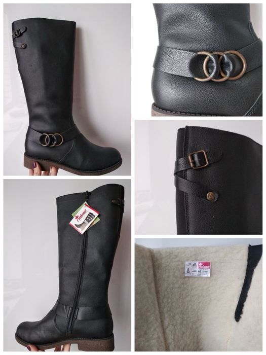 Sale! Сапожки черевики Rieker Remonte натур шкіра, осінь зима