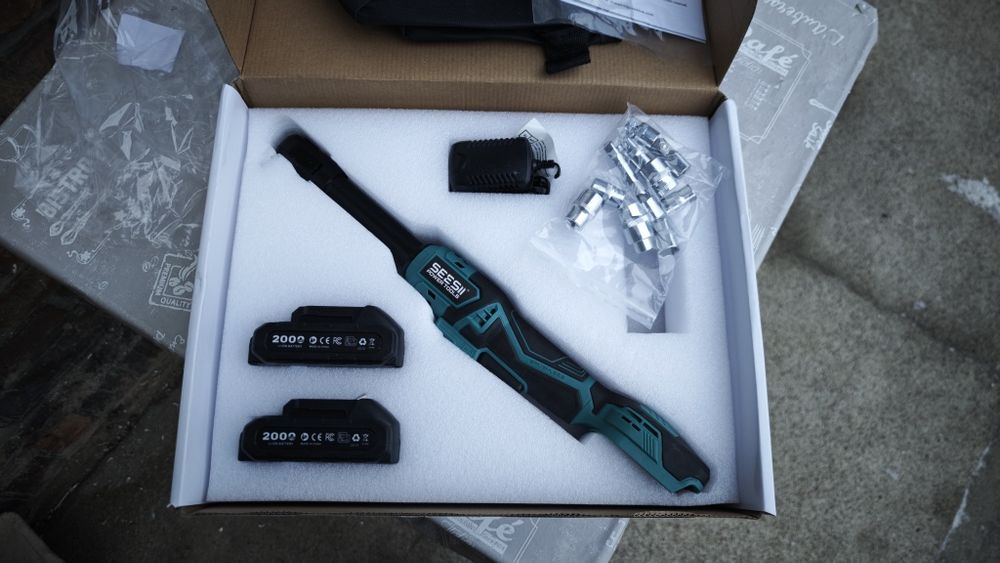 Grzechotka elektryczna udarowa bateria 2x