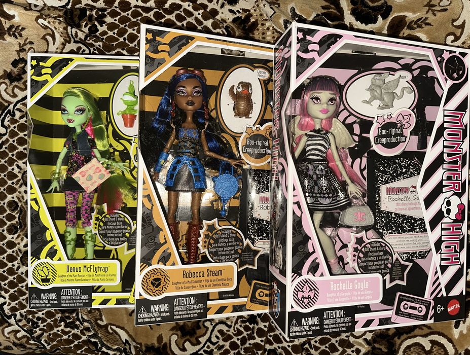 Monster high ляльки монстер хай рошель венера робека