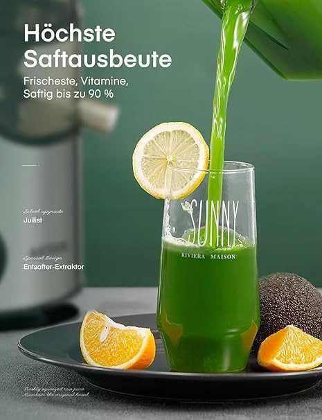 Wyciskarka wolnoobrotowa pionowa JUILIST AMR526 800 W