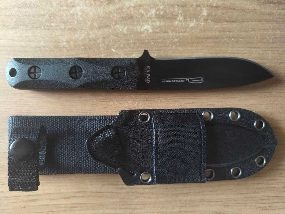 Брелок EDC Компактний фіксед фултанг KA-BAR EK51 Commando Drop Point