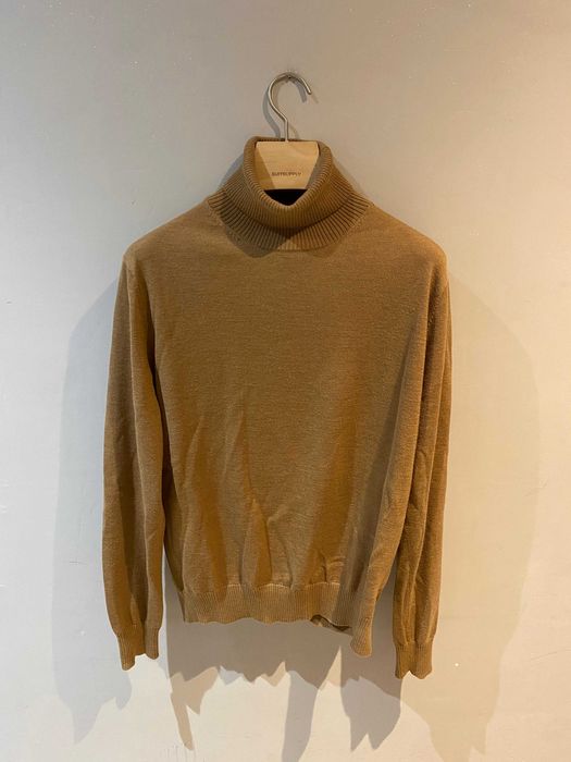 Beżowy, Kamelowy Golf, SuitSupply, 100 % Camel Wool, L+/XL