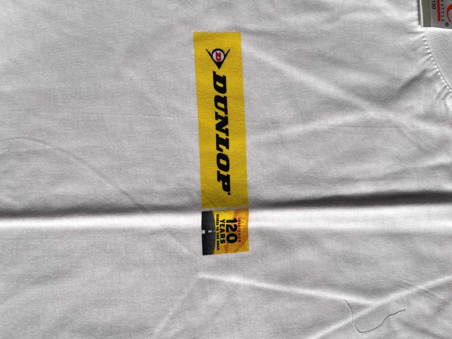 T-shirt Dunlop algodão branco