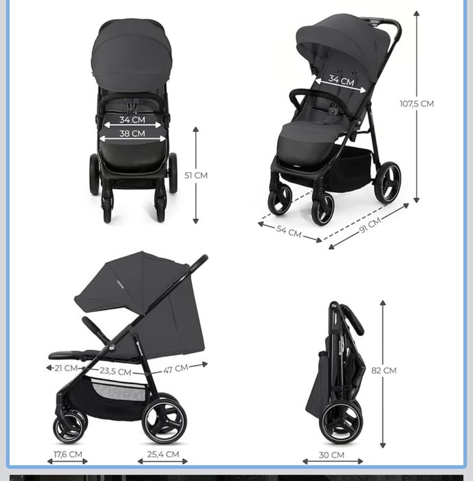 Carrinho Bebé Kinderkraft TRIG 3