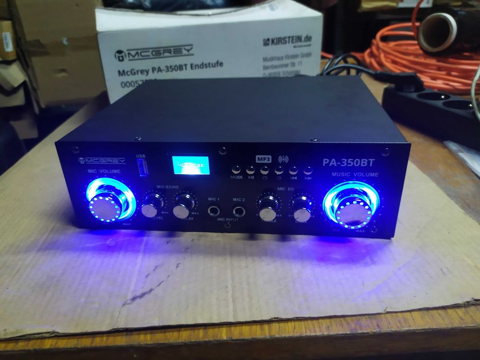 Wzmacniacz McGrey PA-350BT Bluetooth USB/MP3