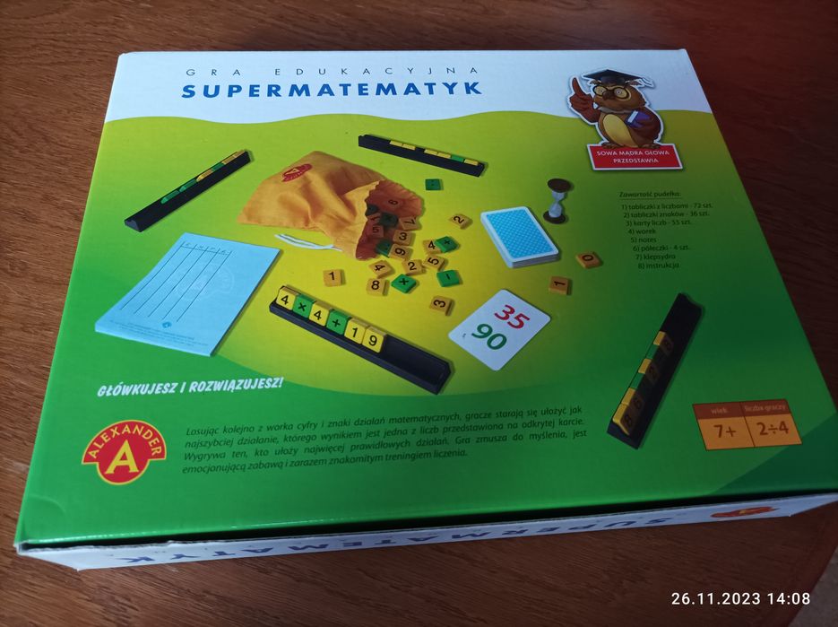 Gra dla dzieci Super Matematyk 7+