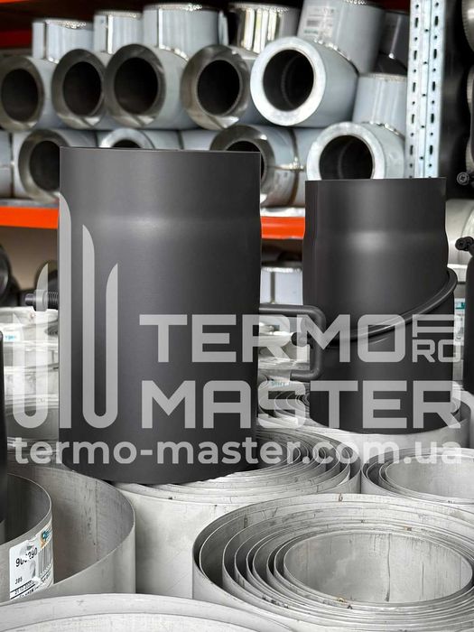 Труби для димоходу з нержавійки 120/180 сендвіч (каміни,котел,сауна)