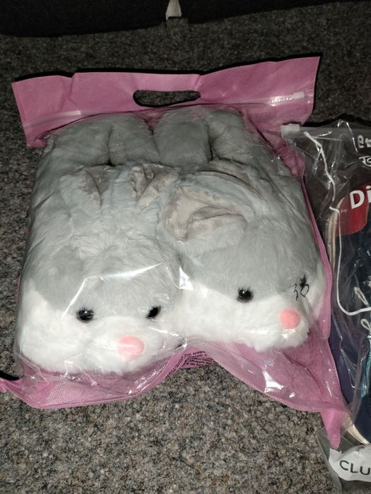 Kapcie zajączki nowe