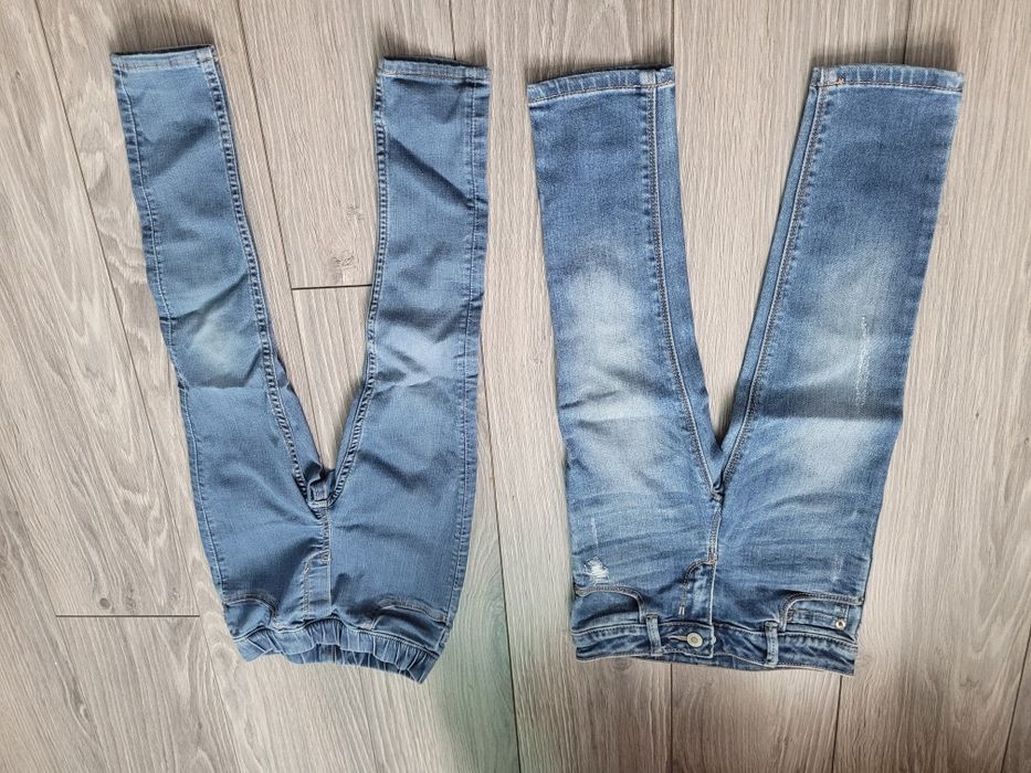 Spodnie dziewczęce 2 pary  r. 104