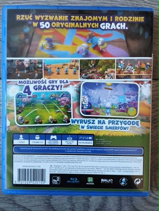 Gra Smerfy - Village Party Polska Wersja 50 Gier PS4/PS5 PlayStation