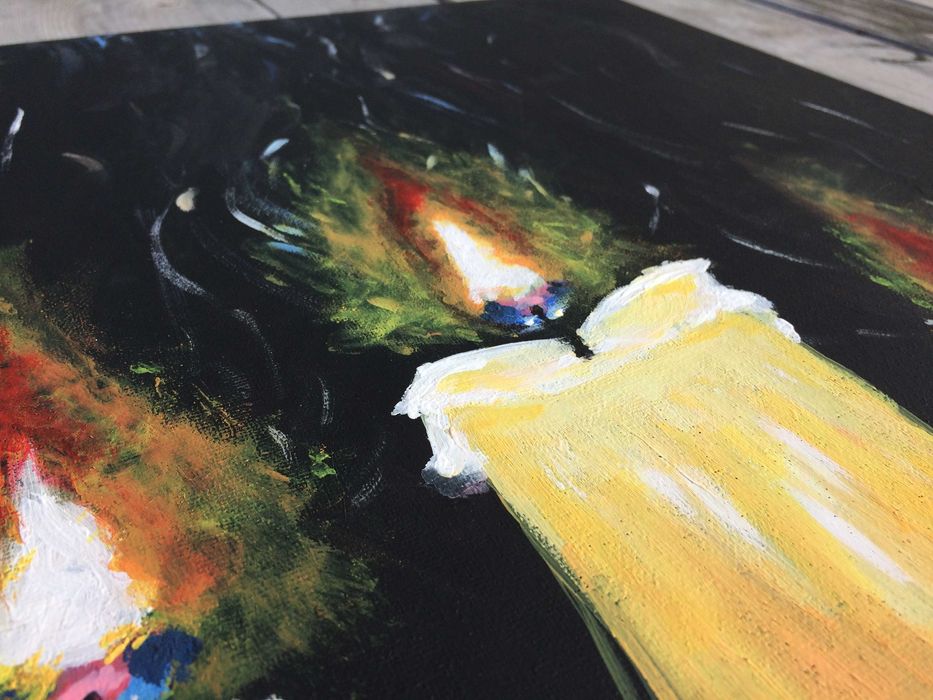 ŚWIECE - Obraz akrylowy - Candles - 40x50cm