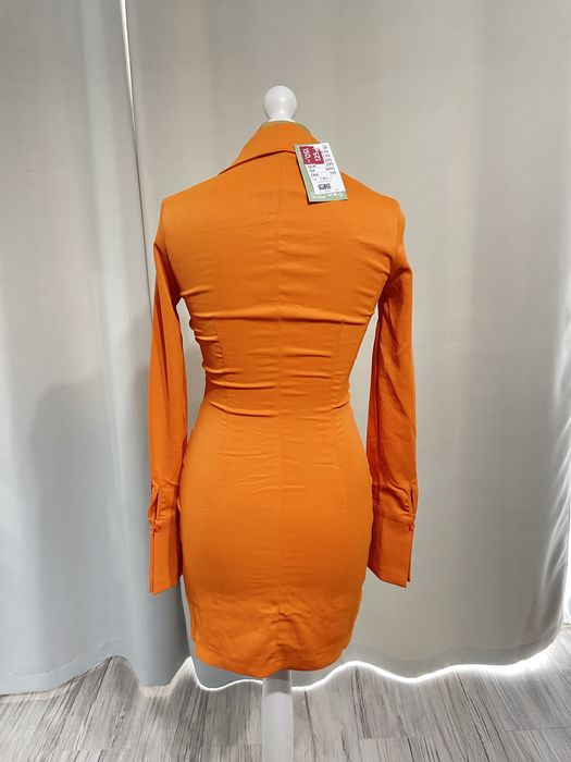 Piękna nowa pomarańczowa sukienka w rozmiarze S
