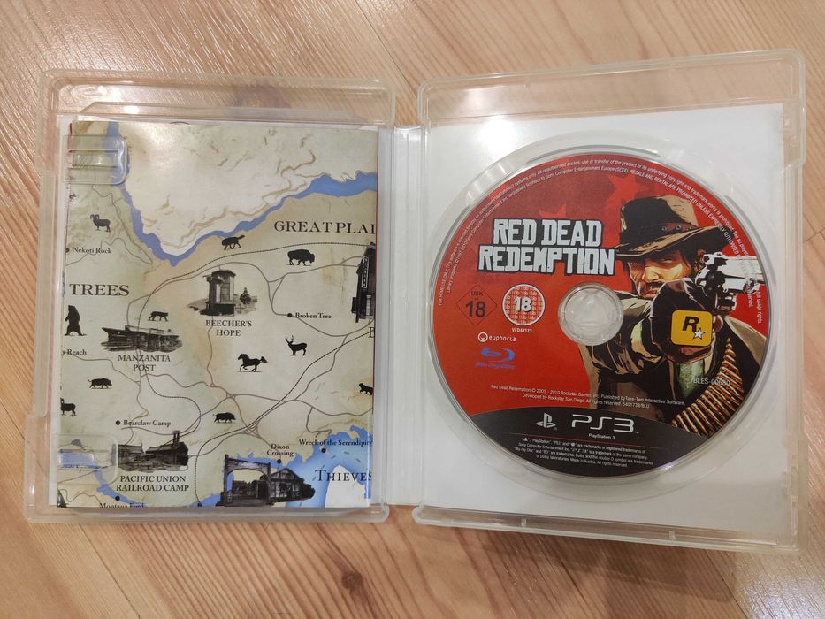 Red Dead Redemption + Mapa PS3 - Łódź lub przesyłka OLX