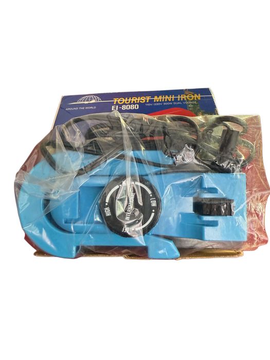 Mini Ferro de Engomar de Turista (Dual Voltage, Novo) EI 8080