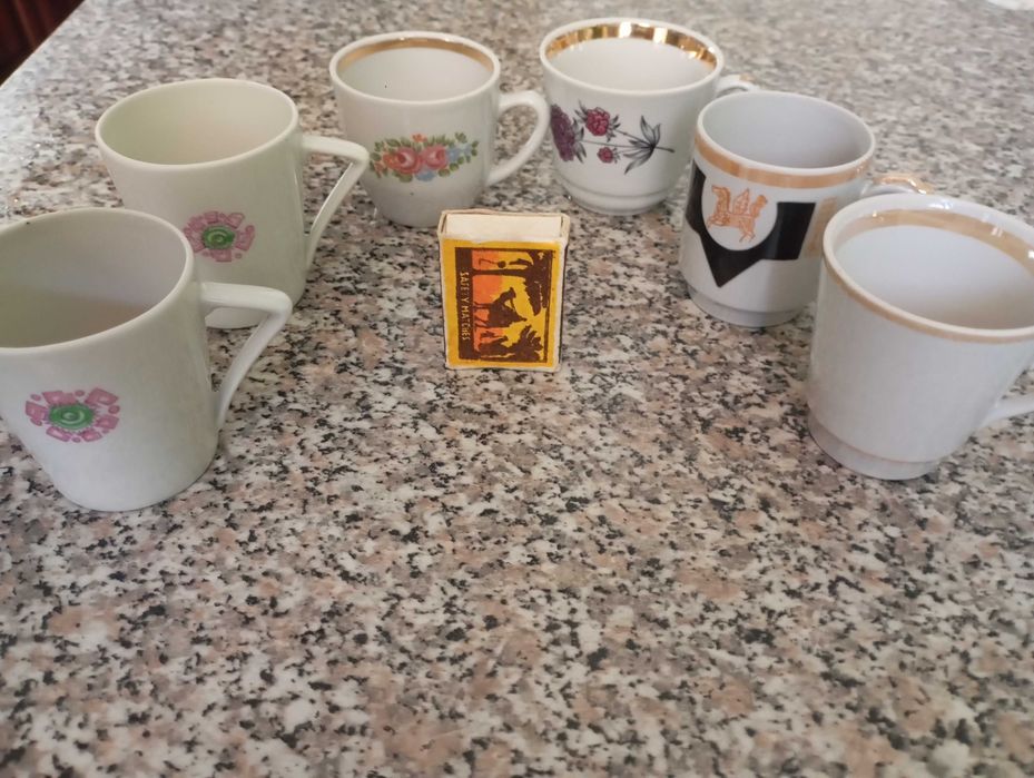 Кофейные кружки СССР и современные разнобой