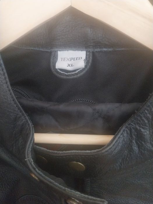 Casaco Motard classico em cabedal