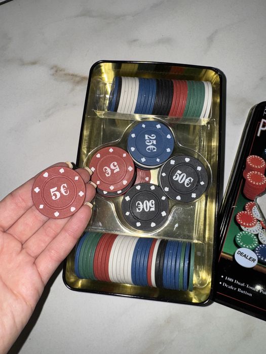 Набор для покера "Poker chips" (100 шт) фишки для покера