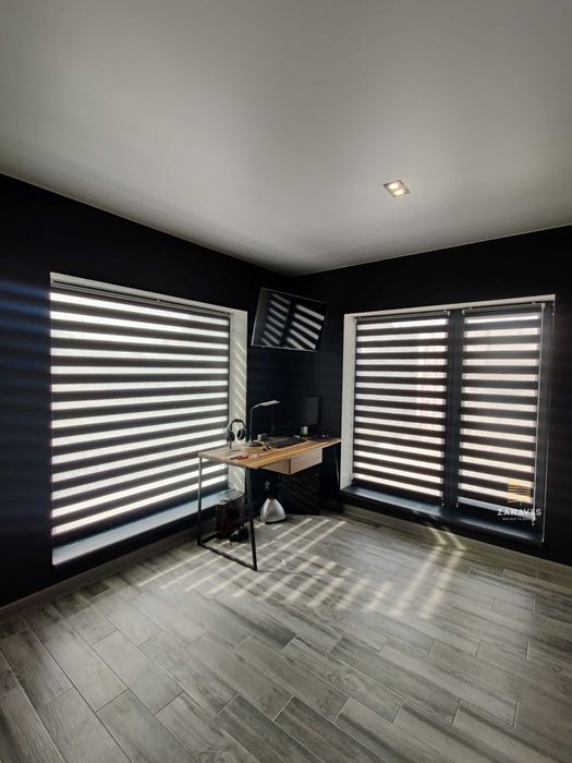 Жалюзи день ночь, рулонные шторы, тканевые ролеты, блекаут, римские