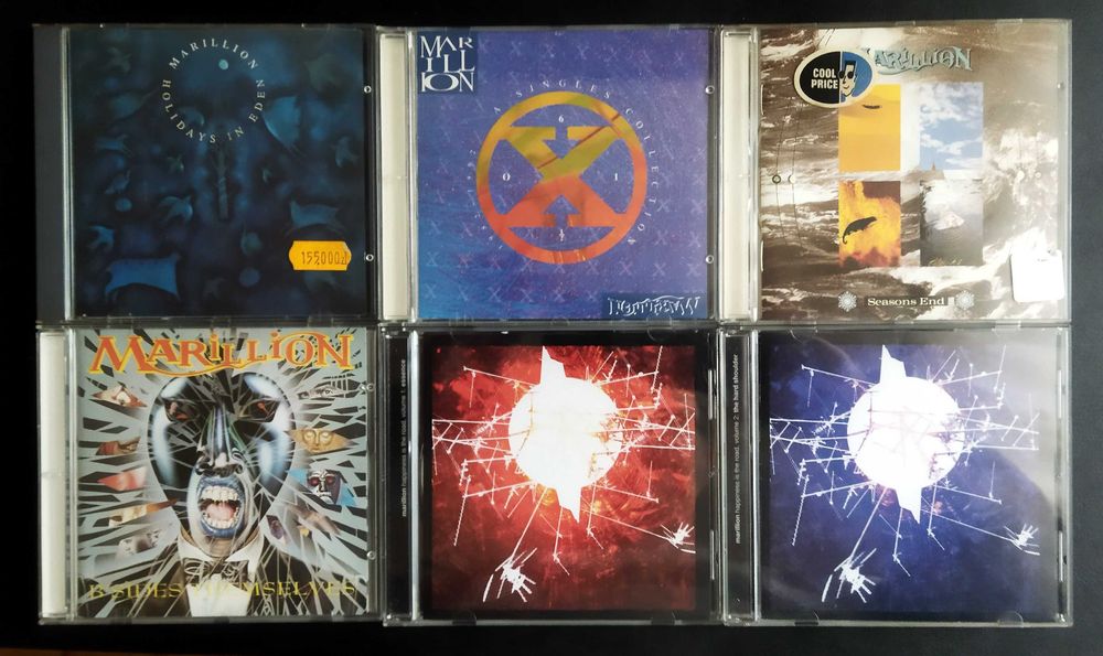 Płyta CD zespołu MERILLION - "A singles collection" 1992