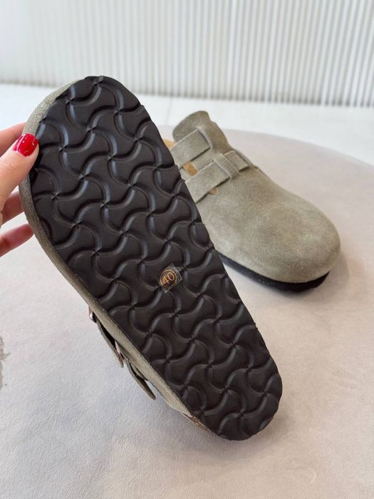 Шльопанці в стилі Birkenstock  40 р Натуральний замш  1745 грн