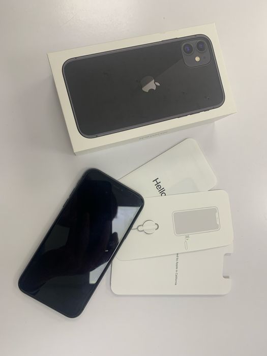 Iphone 11 с коробкой 64 Gb SIM+eSIM