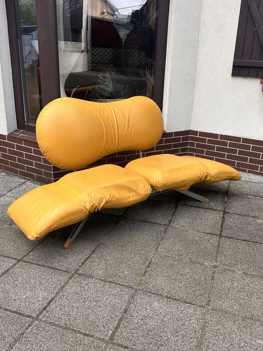 Bonaldo sofa Arnold. Postmodernizm lata 80-te. Skóra. Dwuosobowa.