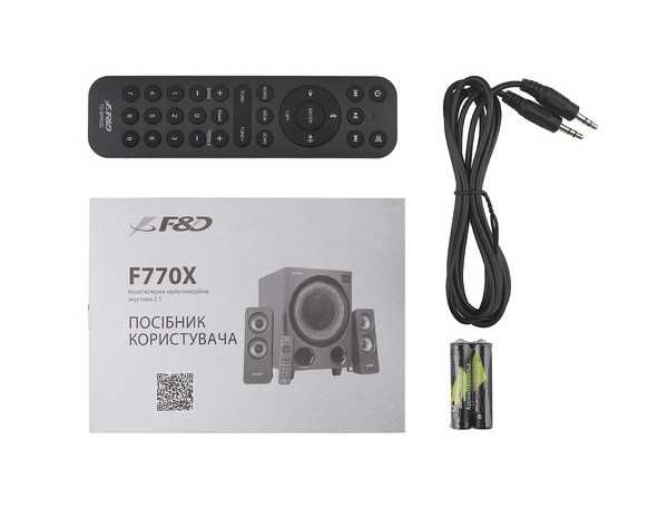 Fenda F770x głośniki 2.1 76W, Bluetooth, Optyk, Wbudowany odbiornik FM