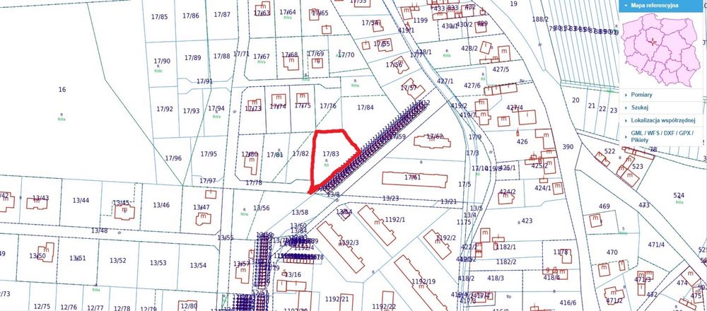 Działka budowlana w Strzelnie 1553m2