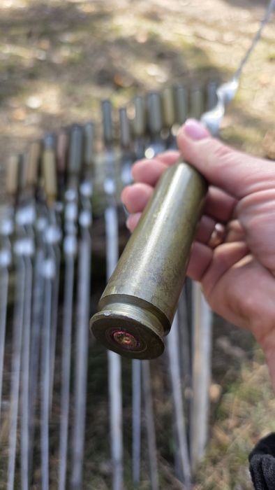 Шампур з гільзи нержавіюча сталь власне виробництво KozakGrillShop