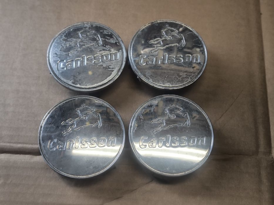 4x Dekielki Carlsson 75mm metalowe