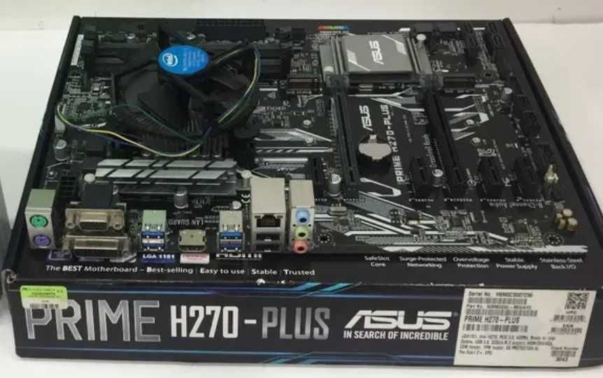 ASUS PRIME H270-PLUS　intel i5-7500 セット i5 7500 メモリ4G 2枚 ASUS PRIME H270M-PLUS マザーボード セット