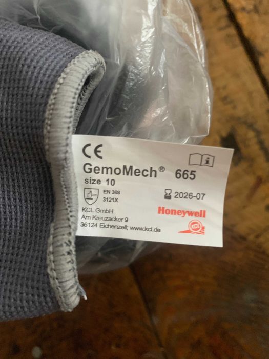 10x Rękawice KCL Honeywell GemoMech 665