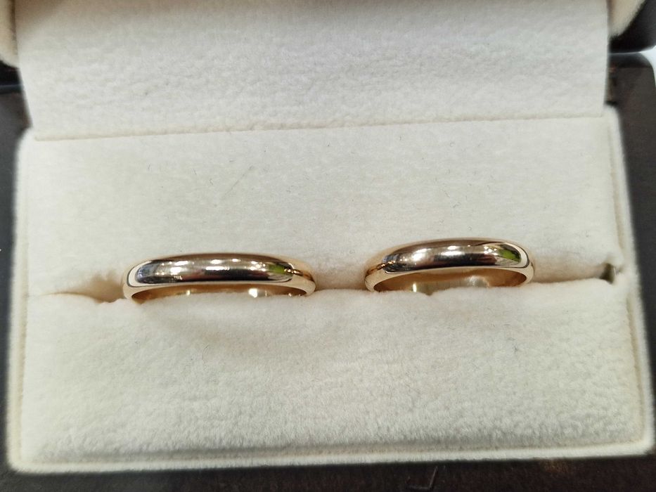 WARMET! Złote obrączki/ komplet/ 583/ 5.57 gram/ R14 / R21