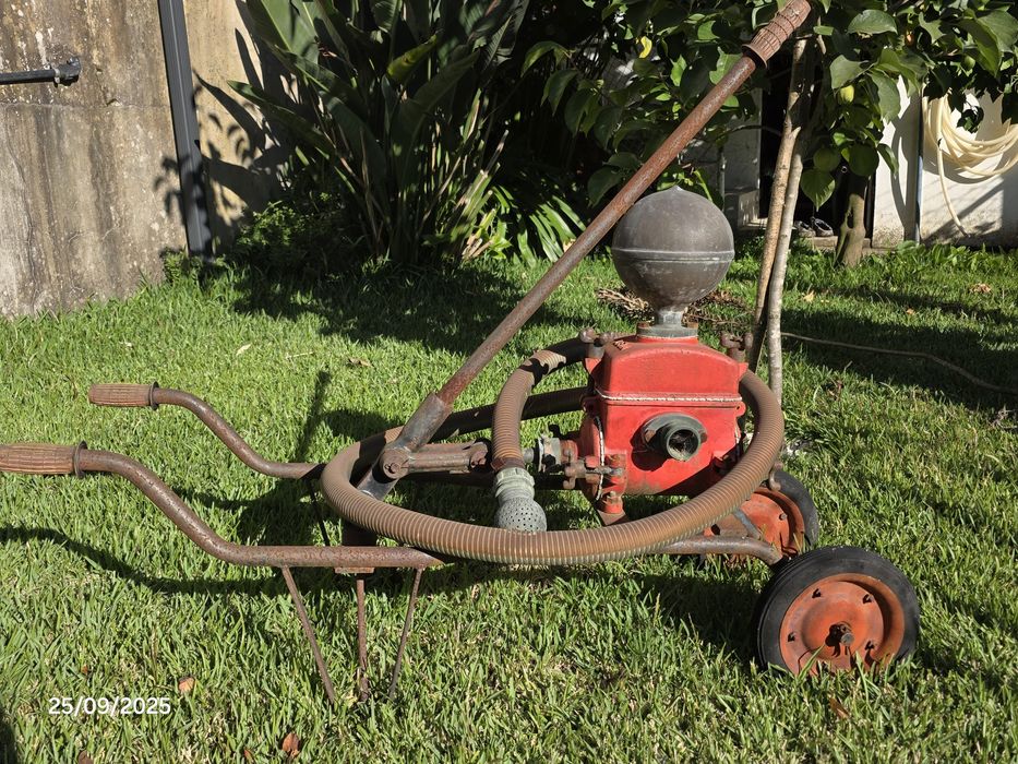 Bomba e semeador antiga para ornamento