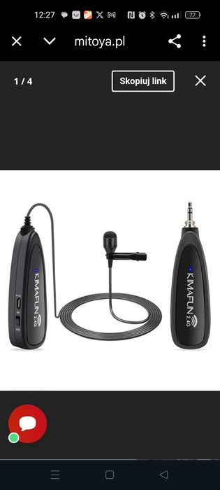 KM-G130-1 Wireless Lavalier Microphone