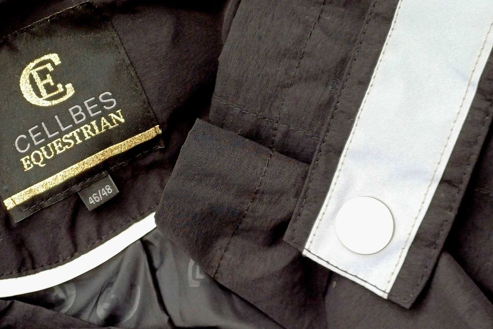 XL płaszcz jeździecki przeciwdeszczowy mega szeroki dół elegancki