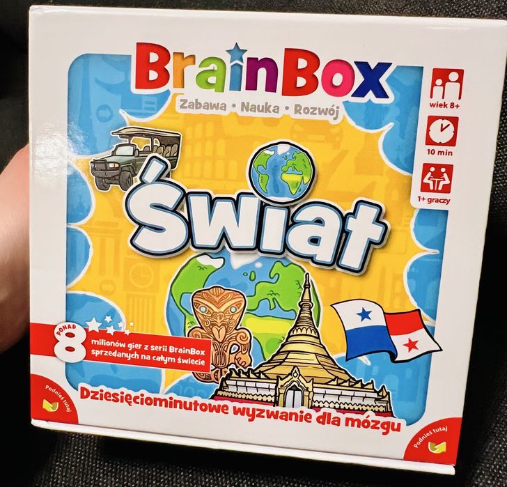 Gra planszowa BrainBox Świat nowa
