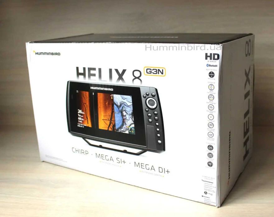 HUMMINBIRD HELIX 12 G4N. ＋MEGA360 Эхолот Humminbird HELIX 12 CHIRP MEGA SI+ GPS G4N - купить в