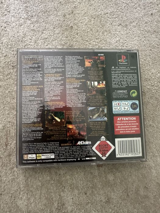 Dragonheart fire & stee Playstation 1