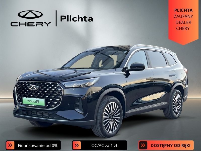 Chery Tiggo 8 Chery Tiggo 8 Grupa Plichta | Hybryda | Dostępne od ręki !