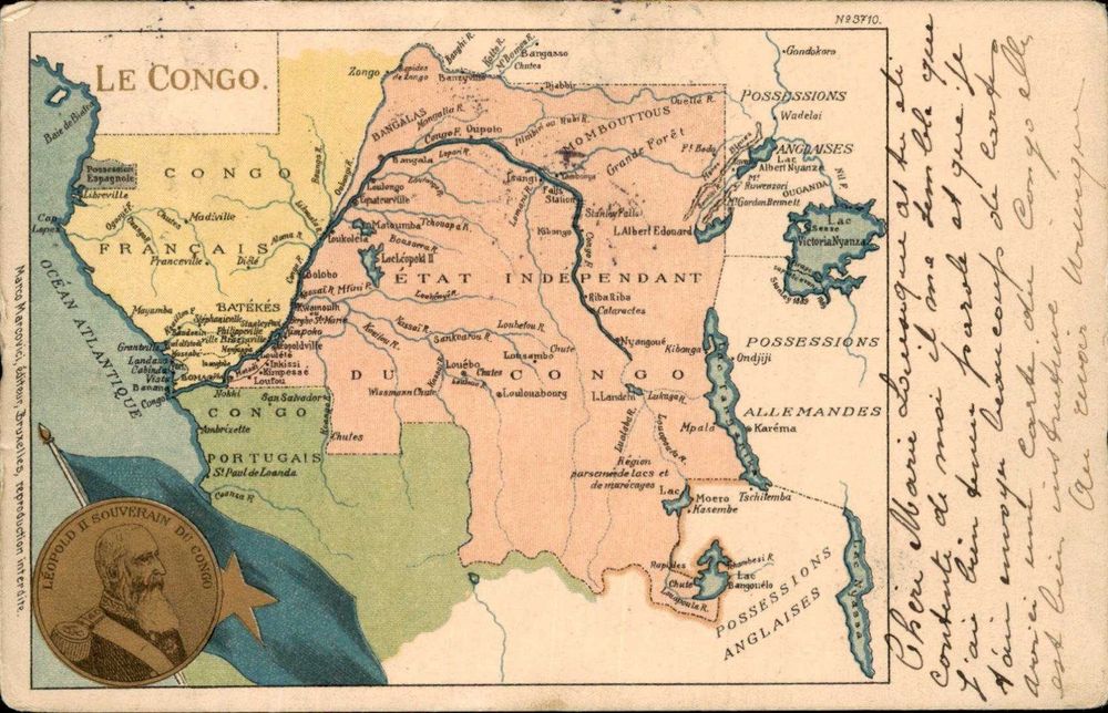 47 Raros e interessantes postais do Congo Belga. 1900 a 1950.