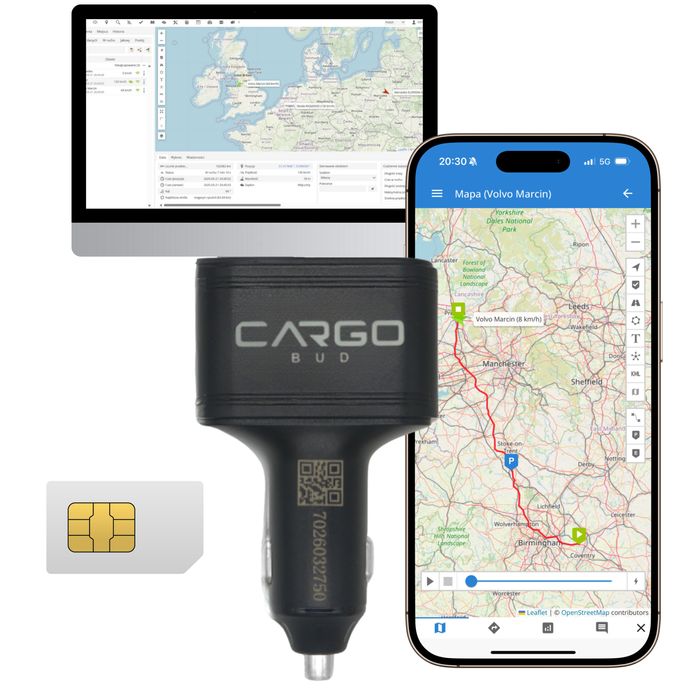 Lokalizator GPS  4G ładowarka do gniazda zapalniczki   EU + Świat