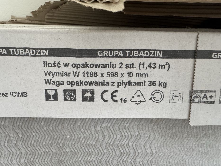 Płytka gresowa Tubądzin Grand Cave 119,8x59,8 cm (gr. 8 mm) grey