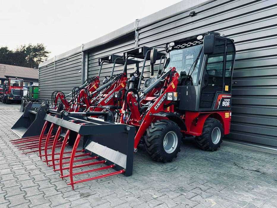 Miniładowarka KINGWAY 906 silnik PERKINS udźwig 600 kg
