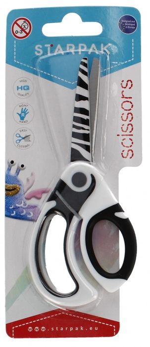 Nożyczki Szkolne 13,5 Cm Zebra Starpak