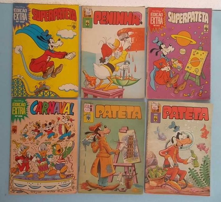 Edição Extra (Disney) Editora Abril - 13 revistas anos 70/80