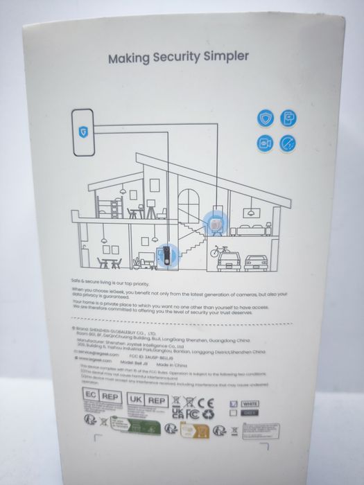Wideodomofon Bezprzewodowy ieGeek 2K + Wzmacniacz TP-Link | ZESTAW